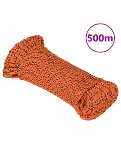 Corda Nautica Arancione 4 mm 500 m in Polipropilene 2