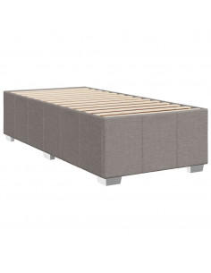 Giroletto a Molle con Materasso Tortora 80x200 cm inTessuto