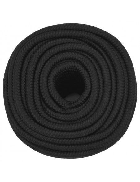 Corda Nautica Completamente Nera 14 mm 250 m in Polipropilene
