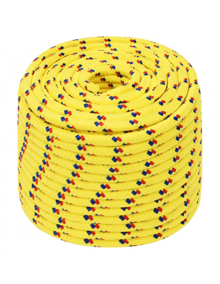 Corda Nautica Gialla 14 mm 100 m in Polipropilene