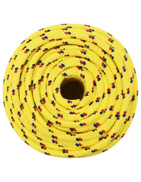 Corda Nautica Gialla 14 mm 100 m in Polipropilene