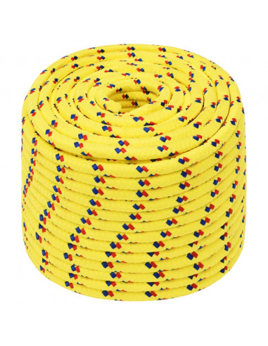 Corda Nautica Gialla 14 mm 25 m in Polipropilene