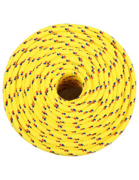 Corda per barca Gialla 10 mm 50 m in Polipropilene