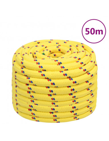 Corda per barca Gialla 20 mm 50 m in Polipropilene
