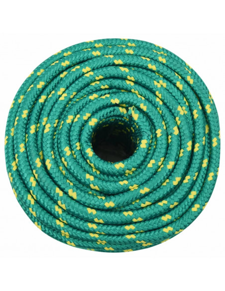 Corda per barca Verde 12 mm 100 m in Polipropilene
