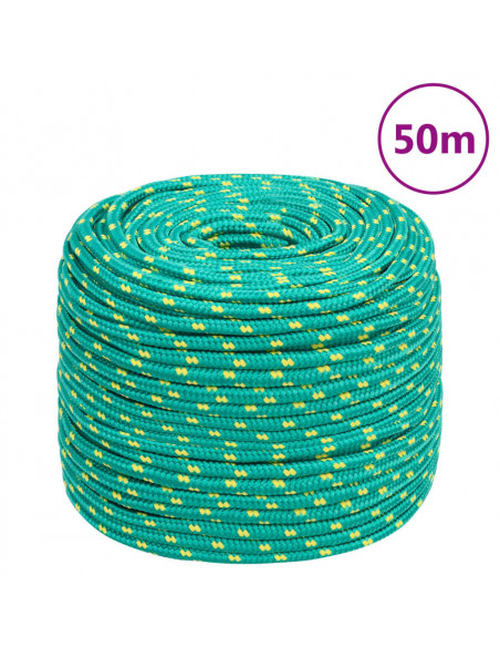 Corda per barca Verde 8 mm 50 m in Polipropilene