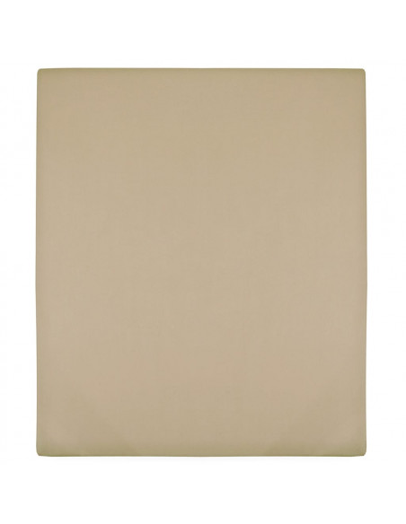 Lenzuola con Angoli Jersey 2pz Tortora 140x200 cm Cotone