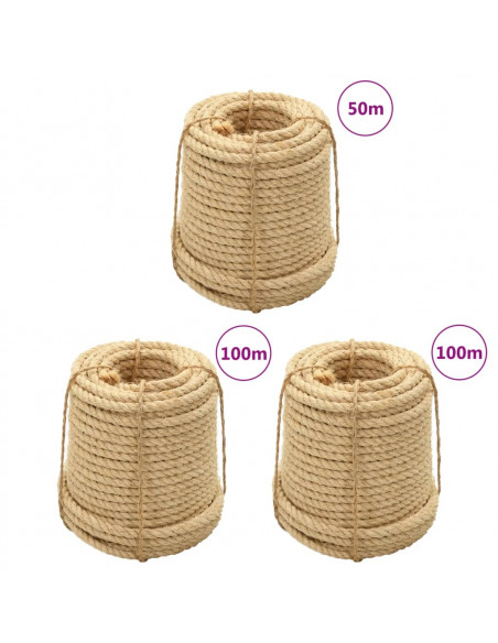 Corde in Sisal 3 pz 16 mm