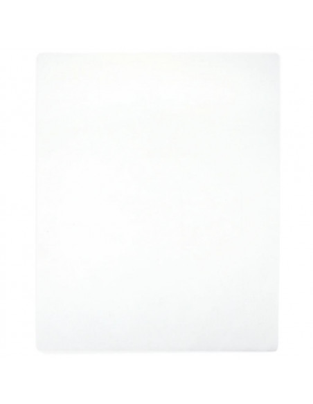 Lenzuolo con Angoli Jersey Bianco 140x200 cm Cotone