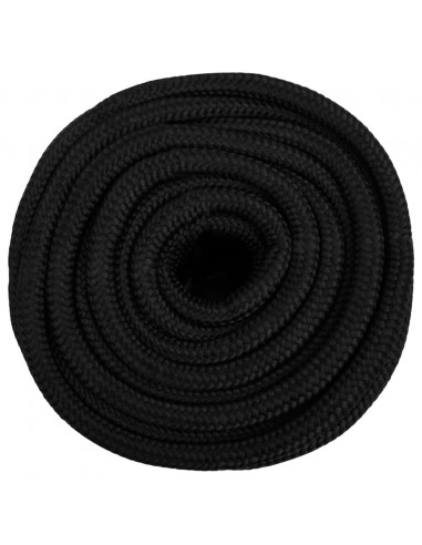 Corda Nautica Completamente Nera 16 mm 100 m in Polipropilene
