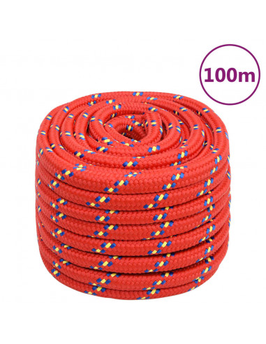 Corda Nautica Rossa 20 mm 100 m in Polipropilene