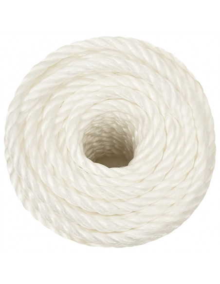 Corda da Lavoro Bianca 12 mm 50 m in Polipropilene