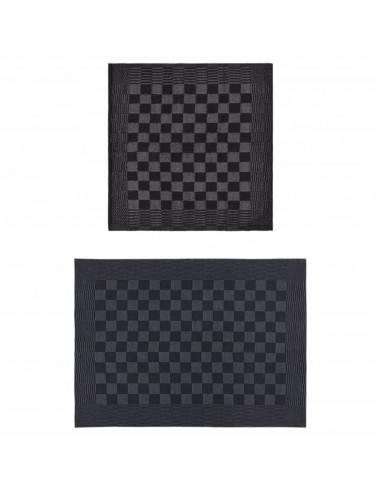 Set Strofinacci 50 pz in Cotone Nero e Grigio