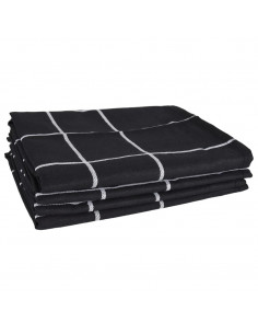 Set Strofinacci 12 pz in Cotone Nero