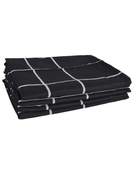Set Strofinacci 12 pz in Cotone Nero