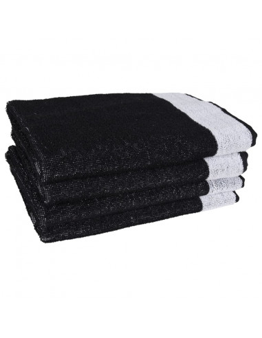 Set Strofinacci 12 pz in Cotone Nero