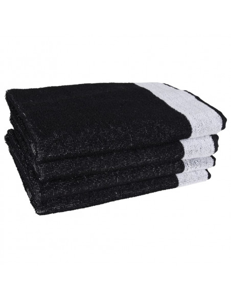 Set Strofinacci 12 pz in Cotone Nero