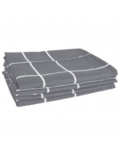 Set Strofinacci 12 pz in Cotone Grigio