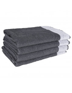 Set Strofinacci 12 pz in Cotone Grigio 2