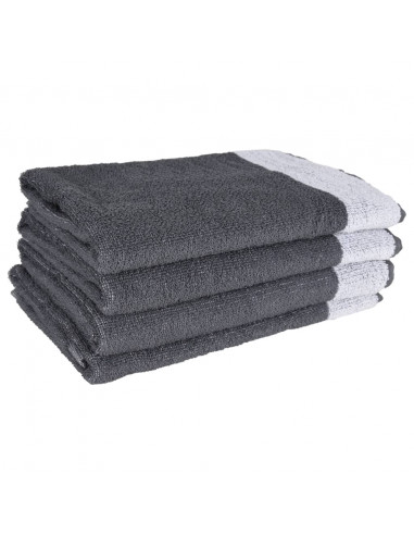 Set Strofinacci 12 pz in Cotone Grigio