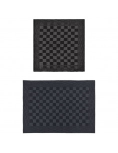 Set Strofinacci 20 pz in Cotone Nero e Grigio 2