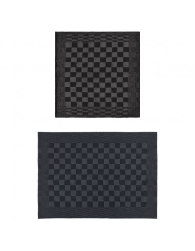 Set Strofinacci 20 pz in Cotone Nero e Grigio