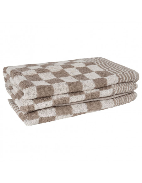 Set Strofinacci 15 pz con Guanti Forno e Presine Cotone Grigio