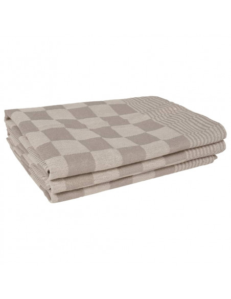 Set Strofinacci 15 pz con Guanti Forno e Presine Cotone Grigio