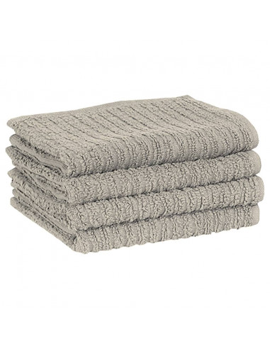 Set Strofinacci 15 pz con Guanti Forno e Presine Cotone Grigio