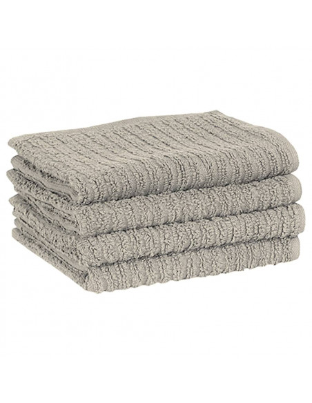 Set Strofinacci 15 pz con Guanti Forno e Presine Cotone Grigio
