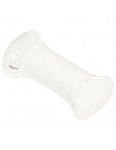 Corda per barca Completamente Bianca 5 mm 100 m in Polipropilene 2