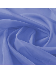 Tessuto in Voile 1,45x20 m Blu Reale