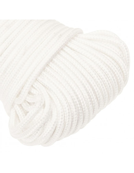 Corda per barca Completamente Bianca 5 mm 100 m in Polipropilene