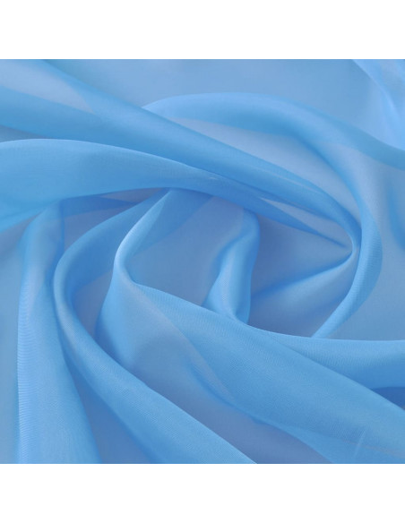 Tessuro voile 1,45 x 20 m turchese
