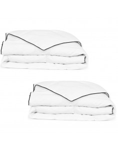 Piumone Invernale 2 pz Piuma Anatra 150x200 cm