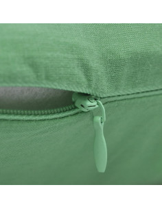 Federe 4 pz per Cuscini in Cotone Verde Mela 40 x 40 cm 2