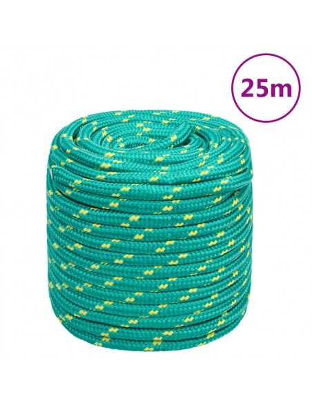 Corda per barca Verde 18 mm 25 m in Polipropilene