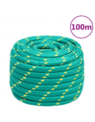 Corda per barca Verde 20 mm 100 m in Polipropilene