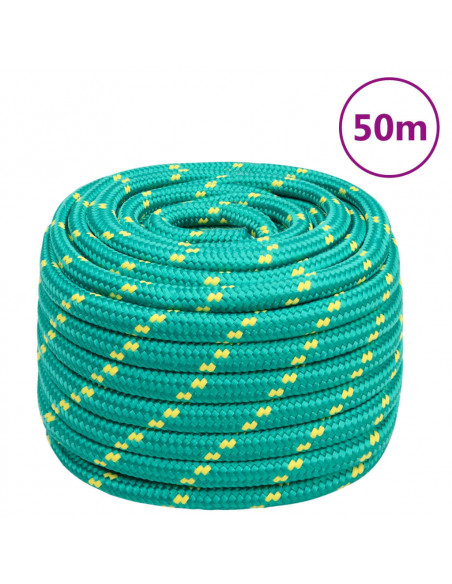 Corda per barca Verde 20 mm 50 m in Polipropilene