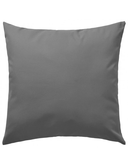 Cuscini da Esterno 4 pz 45x45 cm Grigi