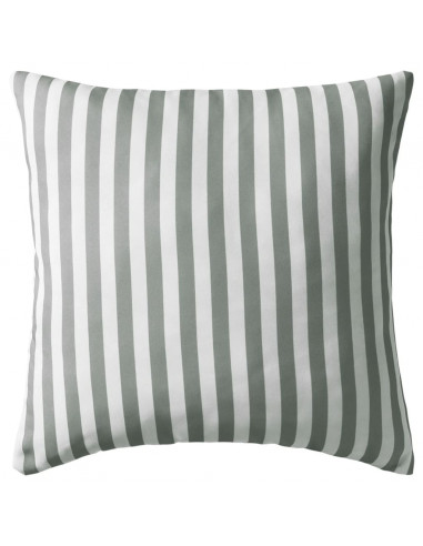 Cuscini da Esterno 4 pz Stampa a Righe 45x45 cm Grigi