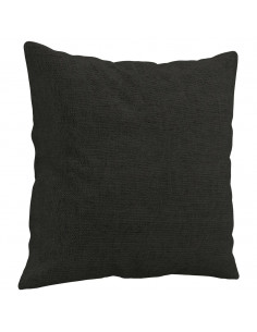 Cuscini Decorativi 2 pz Nero 40x40 cm in Tessuto 2