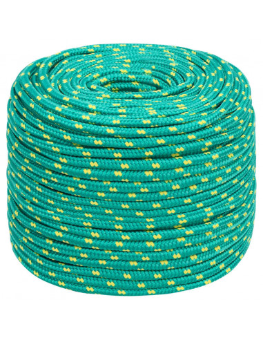 Corda Nautica Verde 10 mm 100 m in Polipropilene