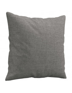 Cuscini Decorativi 2 pz Grigio Scuro 40x40 cm in Tessuto 2