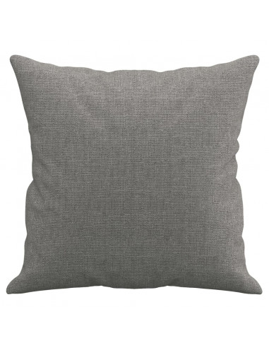 Cuscini Decorativi 2 pz Grigio Scuro 40x40 cm in Tessuto