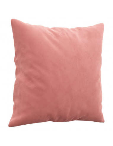 Cuscini Decorativi 2 pz Rosa 40x40 cm in Velluto