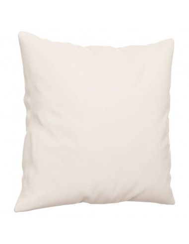 Cuscini Decorativi 2 pz beige 40x40 cm in Tessuto Microfibra