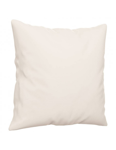 Cuscini Decorativi 2 pz beige 40x40 cm in Tessuto Microfibra