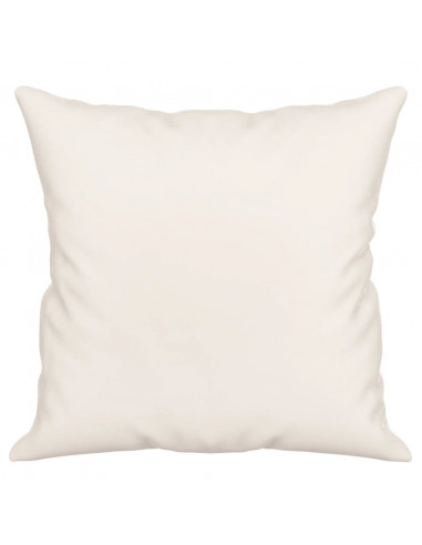 Cuscini Decorativi 2 pz beige 40x40 cm in Tessuto Microfibra