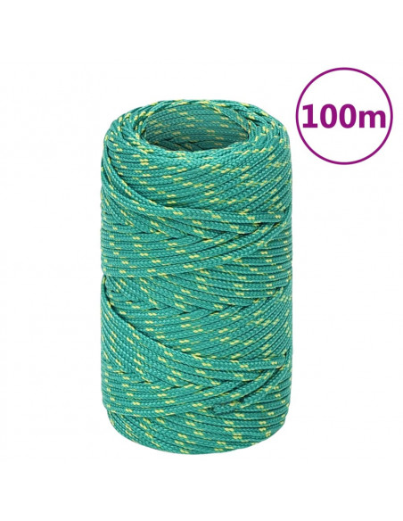 Corda per barca Verde 2 mm 100 m in Polipropilene